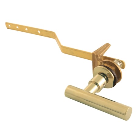 Kingston Brass KTCML2 Front Mount Toilet Tank Lever, Polished Brass KTCML2